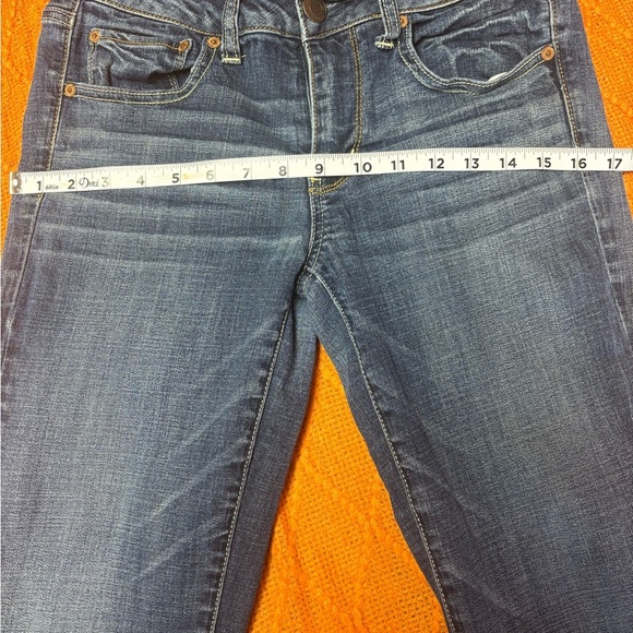 American Eagle Outfitters Blue Flare Wide Leg Jeans - Picture 6 of 8